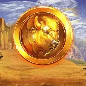 Megaways logo of Buffalo Mania Megaways from Red Tiger Gaming at rewards-casino