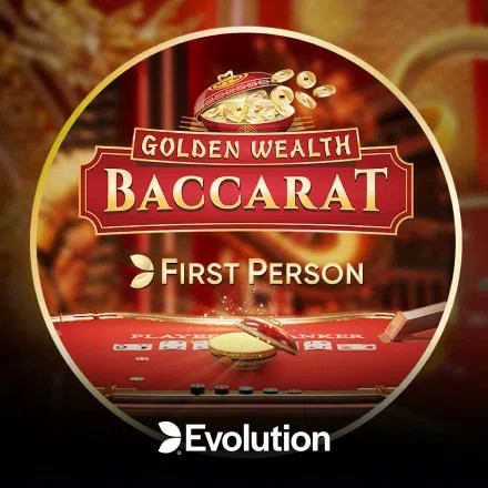 Enjoy First Person Golden Wealth Baccarat by Evolution – logo hosted on rewards-casino.de