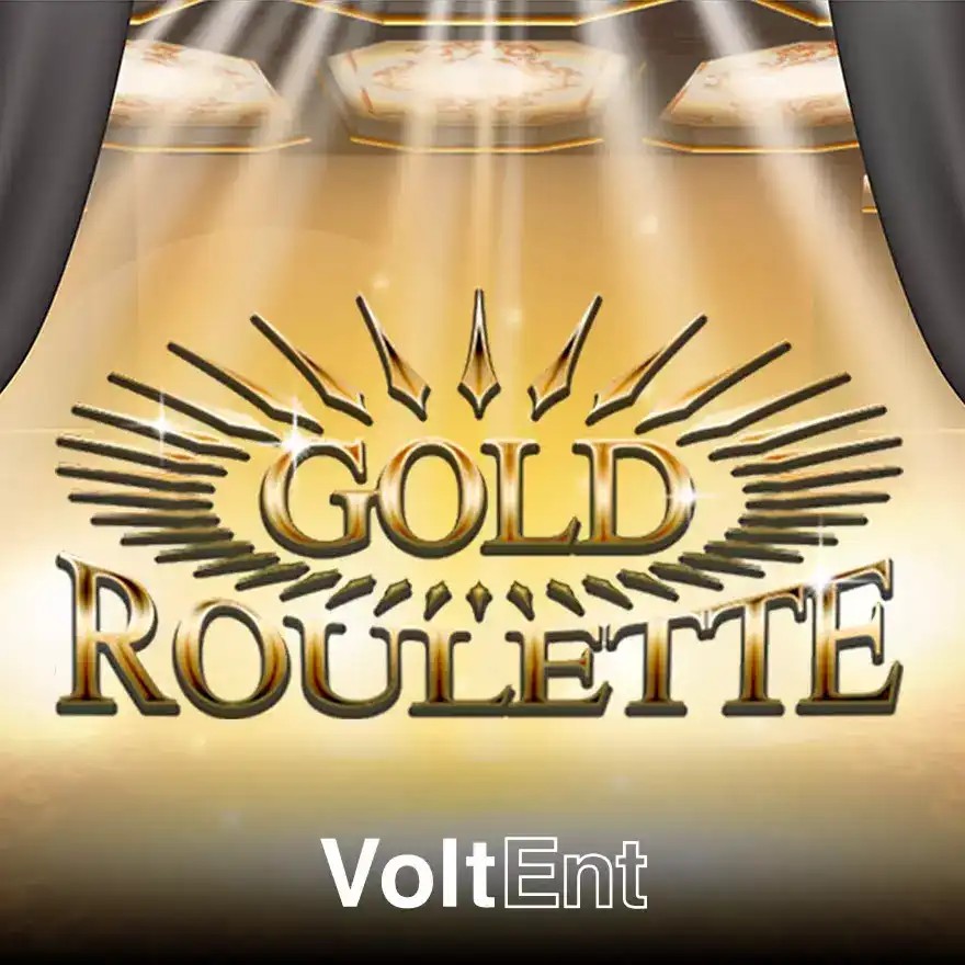 Gold Roulette online game logo by VoltEnt on rewards-casino.de