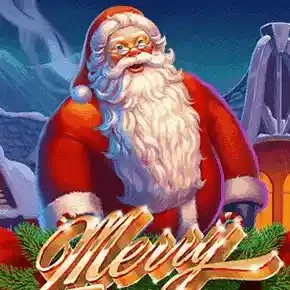 Merry Megaways game by Iron Dog Studio – logo hosted on rewards-casino