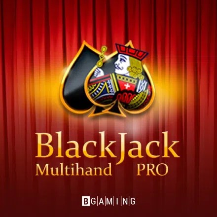 Multihand Blackjack Pro by BGAMING, showcased at rewards-casino.de – game logo