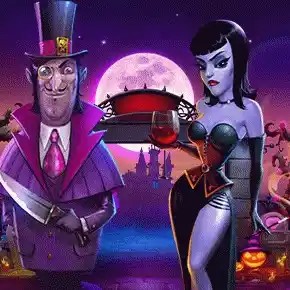 Nightmare Family Megaways logo by Red Tiger Gaming at rewards-casino